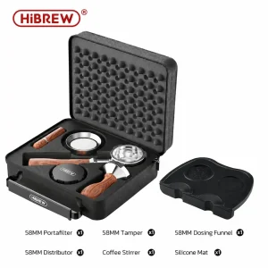 HiBREW H7B & H7 58mm Bottomless Powder Handle Portafilter